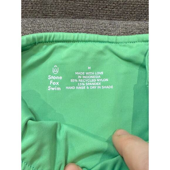 NWT Stone Fox Size Medium Women RIVER BOTTOM in Green Revolve Solid Color - Picture 4 of 5